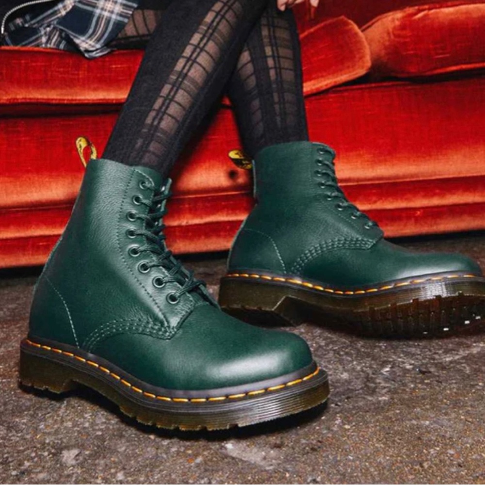 Green Dr Martens size 6